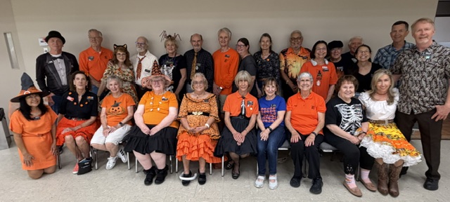 Orange Coast Lariats members in Halloween costumes